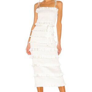 V Chapman Lily Dress in White (Size 4)